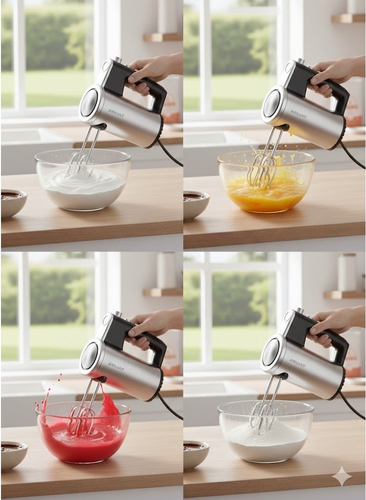 sokany SK-02017 Sokani Stainless Egg Beater, 800 Watt, 3*1 - Image 2